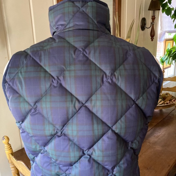 J.CREW Excursion Vest Black Watch Plaid Med - Picture 6 of 11